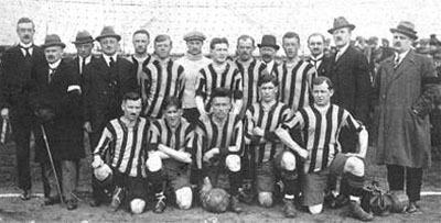 Club Brugge historic team and staff picture