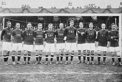 Denmark football team in 1912