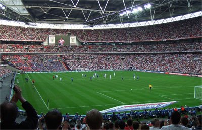 football match at Wembley