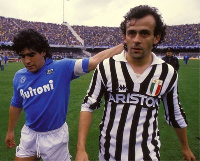 Maradona and Platini