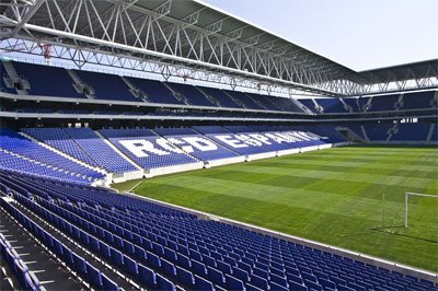 RCDE Stadium interior