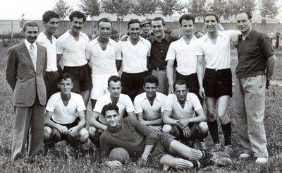 Udinese black and white team photo